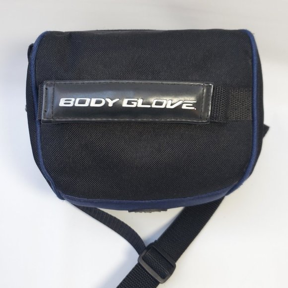 Fellowes Body Glove Camera Bag Padded with Shoulder Strap Pockets Blue Black - Picture 3 of 14